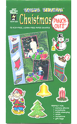 Hot Off The Press®, Paper Pizazz® *Christmas* Punch-Out DIE CUT Book