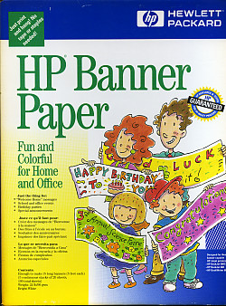 Hewlett Packard® Inkjet Z-Fold BANNER Paper