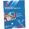 Xerox® (5874305) 8.5" x 11" Inkjet Repositional Clear WINDOW DECAL Paper