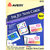 Avery® (8315) 5.5" x 4.25" Inkjet Folding NOTE CARD Paper & Envelopes - White