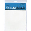 Grafix® 8.5" x 11" Inkjet Adhesive Backed STICKER Film Paper - Clear