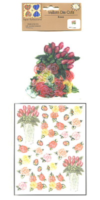 Paper Reflections® Vellum *Roses* DIE CUTS
