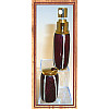 Segmented Purpleheart & Holly, 10kt Gold-Plated Perfume Atomizer ~ JBC Woodcraft®