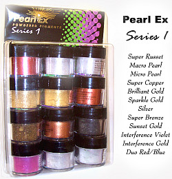 Jacquard® Pearl Ex, Series 1, Powdered Pigments