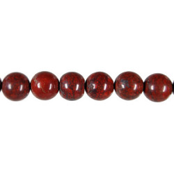 4mm Poppy Jasper ROUND Beads