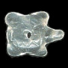 12x16mm Crystal Rock Quartz TURTLE Animal Fetish Bead