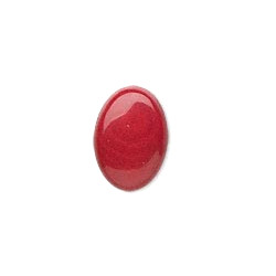 10x14mm Red Coral OVAL CABOCHON