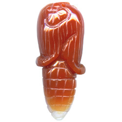 20x50mm Red Agate CORN Pendant/Focal Bead