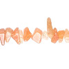 34" Strand Peach & Red Aventurine CHIP/NUGGET Beads