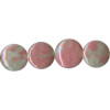 5x19mm Rhodochrosite COIN DISC Beads