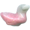 13x18mm Rhodochrosite DUCK Animal Fetish Bead