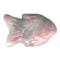 10x18mm 3-D Rhodochrosite FISH #2 Animal Fetish Bead