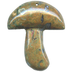 41x50mm Rhyolite MUSHROOM Pendant/Focal Bead