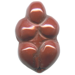 16x25mm Red Jasper (Flat-Back) GODDESS Bead