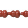12x18mm Red Jasper GOURD (Cucubic) Beads