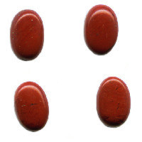 6x4mm Red Jasper OVAL CABOCHONS