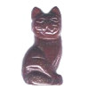 12x22mm RAINBOW JASPER 3-D CAT Animal Fetish Bead