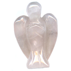 15x20mm Rose Quartz 3-D ANGEL Bead