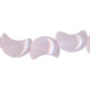 5x8mm Rose Quartz CRESCENT MOON Beads