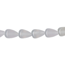 8x11mm Rose Quartz TEARDROP/EGG Beads