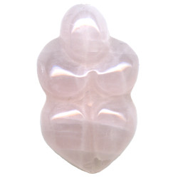 16x25mm Rose Quartz (Flat-Back) GODDESS Bead