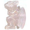 20mm Rose Quartz 3-D GARGOYLE Bead