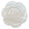 22mm Rose Quartz Carved ROSE Bead