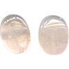 10x13mm Rose Quartz SCARAB, BEETLE Beads