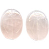 13x18mm Rose Quartz SCARAB, BEETLE Beads