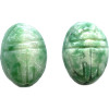 10x13mm Russian Amazonite SCARAB, BEETLE Beads