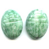 13x18mm Russian Amazonite SCARAB, BEETLE Beads