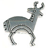 24x30mm *Vintage* Nickel Silver Southwest Antelope/Deer (Rivet Back) CONCHO, RIVET, SPOT Component