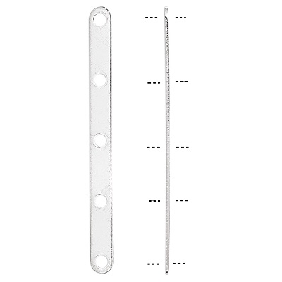 3x26mm Nickel Plated 5-Hole SPACER BARS