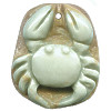 12x29x34mm Succor Creek Jasper Carved CRAB Focal / Pendant Bead