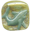 8x39x41mm Succor Creek Jasper Carved SHARK Focal / Pendant Bead