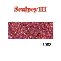 1 oz. Sculpey III Red Golden (S302 1083) POLYMER CLAY