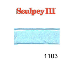 1 oz. Sculpey III Light Blue Pearl (S302 1103) POLYMER CLAY