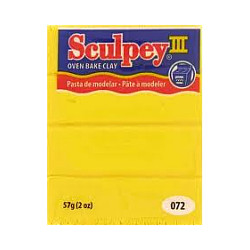 2 oz. Sculpey III Yellow (S302 072) POLYMER CLAY