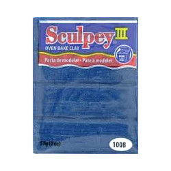 2 oz. Sculpey III Blue Pearl (S302 1008) POLYMER CLAY