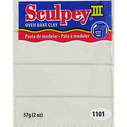 2 oz. Sculpey® III Pearl (S302 1101) POLYMER CLAY