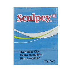 2 oz. Sculpey III Turquoise (S302 505) POLYMER CLAY