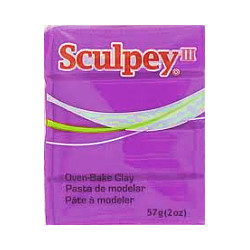 2 oz. Sculpey III Violet (S302 515) POLYMER CLAY