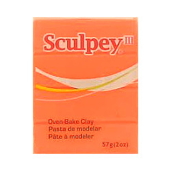 2 oz. Sculpey III Atomic Orange (S302 533) POLYMER CLAY