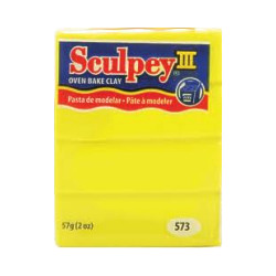 2 oz. Sculpey III Lemon (S302 573) POLYMER CLAY