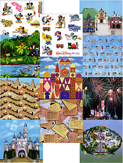 Paper Pizazz® 11¾ x 12 *Disney's Magic Kingdom* Printed SCRAPBOOK PAPER Assortment