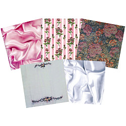Paper Pizazz® 11¾ x 12 *Pretty Fabrics* Patterned SCRAPBOOK PAPER Assortment