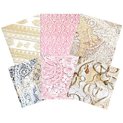 Paper Pizazz® 11¾ x 12 *Vintage Lace* Printed SCRAPBOOK PAPER Assortment