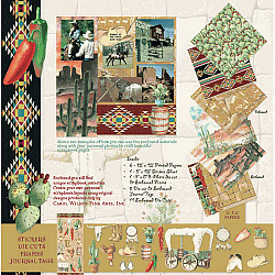 Carol Wilson® 24/Piece 12x12 *Out West* SCRAPBOOK KIT