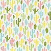 American Craft® 12x12  Printed SCRAPBOOK PAPER ~ Cactus Cooler #320379