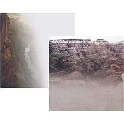 Creative Imaginations® 12x12 *Arizona, Grand Canyon Map* Double-Sided SCRAPBOOK PAPER
